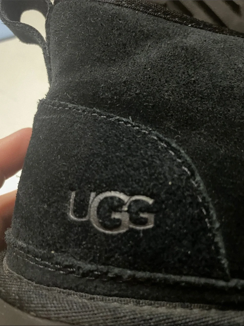 Ugg Black Suede Neumel Chukka boots men’s 13